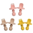 thumbnail image 3 of Silicona Para Bebés Cuchara Para Bebés Tenedor Bebé Led Destete Suministros De Alimentación Para Bebés Speravity HA045477-02, 3 of 6