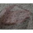 thumbnail image 4 of oneOone Silk Tabby Fabric Triangle Block Decor Fabric Printed BTY 42 Inch Wide, 4 of 4