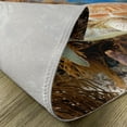 thumbnail image 5 of Ambesonne Turtle Place Mats Set of 4, Tropic Waters Coral Reef, Standard Size, Pale Coffee Brown Blue, 5 of 6