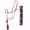 Brown, variant on Hilason 8 Ft. Basic Two-Toned Poly Rope Halter – Durable & Lightweight
