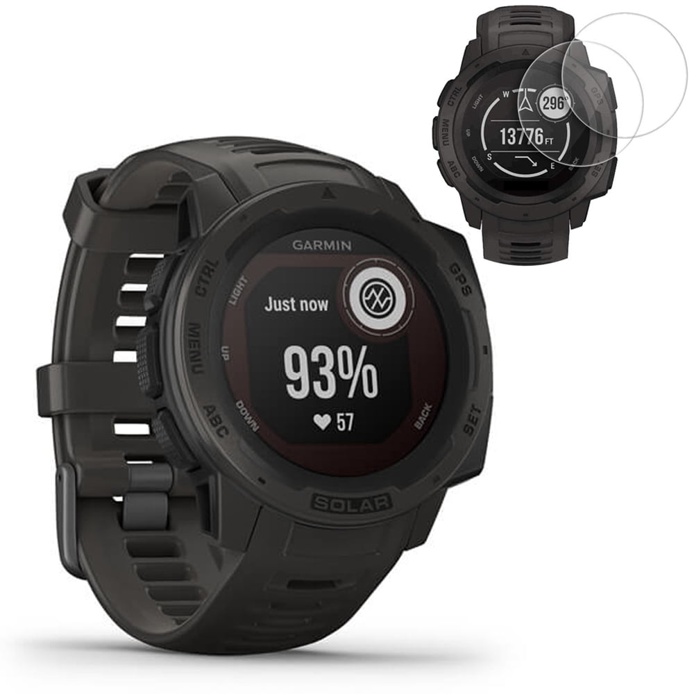 Garmin Instinct Solar Smartwatch Tactical Edition(0100229313) w/ 2x