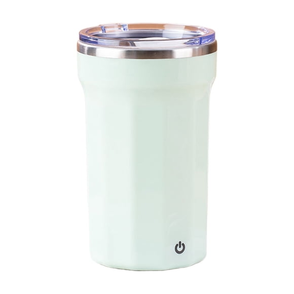 Taza mezcladora eléctrica Toystoory Acero inoxidable automática Teteras blanco azulado