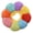 Multicolor, variant on YIFAEUX Cat Recovery Collar Sunflower Shape Soft Stuffed Neck Cone Adjustable Anti-Bite Lick Wound Healing Safety Collar After Surgery