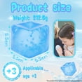 thumbnail image 3 of Squishy Ice Cube Stress Balls - 2Pack Sensory Squishy Ice Toy Squishy Balls for Kids and Adults Anxiety Relief - Funny Fidget Stress Balls Squishy Stress Calming Toys for Autism & ADHD Children, 3 of 5