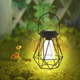 thumbnail image 4 of Matoen Camping Lantern Rechargeable, Retro Metal Camping Light, Battery Powered Hanging Vintage Camping Lamp, Outdoor Tent Light, Emergency Lantern for Power Outage, 4 of 7