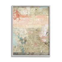 Suzanne Nicoll Figurative Textured Brick Wall Vintage Graffiti 24" x 30" Framed Painting Art Print, by Stupell Home Décor