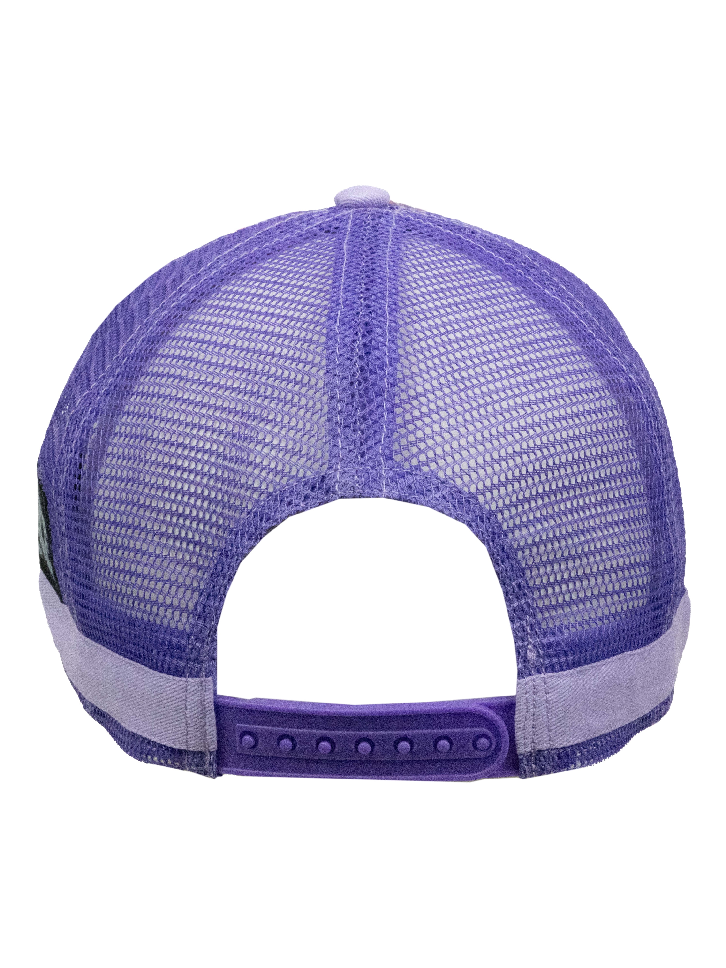 Justice Girl's Velvet Sequins Baseball Hat, Purple
