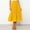 Yellow, variant on Idoravan Women's Basic Versatile Skirt Fashion Women Print Casual Ruched Ruffles Pocket Elastic Waist Bohemian Style Skirts