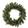 thumbnail image 5 of Christmas Wreath Front Door Window Hanging Garland Pine Cone Artificial Wreath Xmas Tree Ornaments 2024 Navidad Christmas Decor, 5 of 5