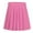 Hot Pink, variant on GEWSEY Women Girls Pleated Skirts with Shorts, Elastic Waist Uniform Plus Size Tennis Casual Skirt, 2 Years - US 4XL (Pink, L)