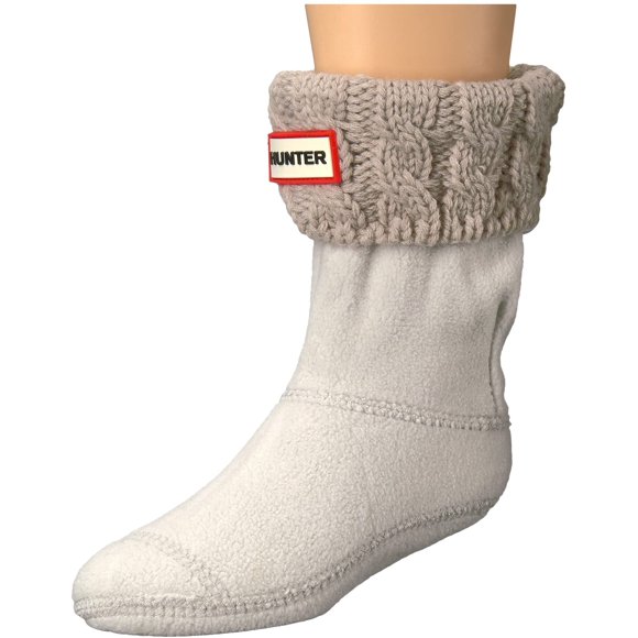 Hunter Kids Original Kids' Half-Cardigan 6 Stitch Cable Boot Socks (Toddler/Little Kid/Big Kid)