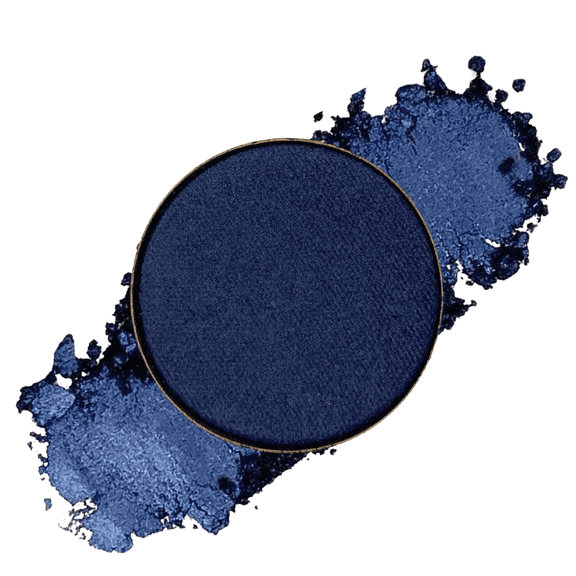 Honeybee Gardens Pressed Powder Eye Shadow Singles ,Pacific: deep ocean blue