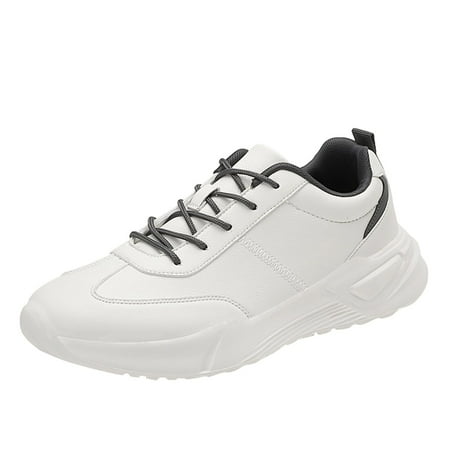 

Fsqjgq Boxes for Men Size 12 Mens Shoes Large Size Casual Leather Laace Up Solid Color Casual Fashion Simple Shoes Sport Shoes Boxes for Men with Led B 40