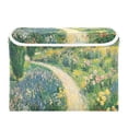 thumbnail image 7 of Yayeee Collapsible Cube Storage Bin with Lid Fabric Closet Decorative Basket with Handles, Art Garden Scene, 7 of 7