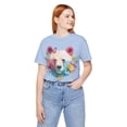 thumbnail image 3 of Bear Graphic Unisex 100 Cotton Short Sleeve Art Design Vintage T-Shirt 11, 3 of 61