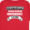 thumbnail image 4 of Inktastic African American Independence Juneteenth Boys or Girls Long Sleeve Toddler T-Shirt, 4 of 5