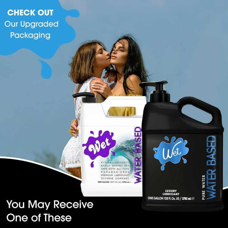 Wet, Premium Water-Based Lube, 128 fl oz, Ultra Long Lasting - Walmart.com
