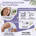 thumbnail image 5 of Eyelid Wipes Face Cleansing Wipes for Dry Eyes – Rinse Free Eye Lid Cleaning Wipes, Individually Wrapped Travel Eye Wipes, 100 Count, 5 of 6