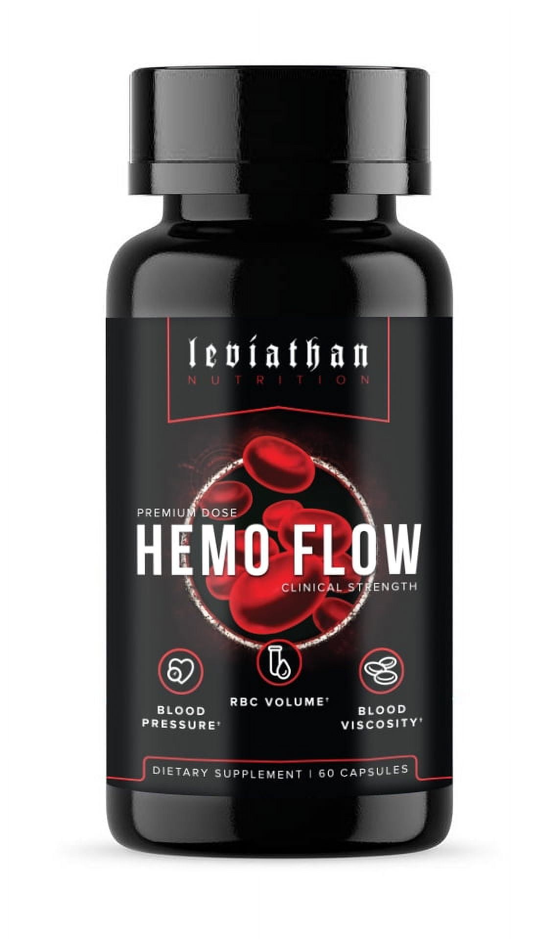 Leviathan Nutrition Hemo Flow | Nattokinase Supplement for Healthy Blood Pressure & Heart
