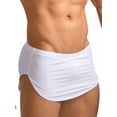 thumbnail image 2 of Haitryli Men Athletic Boxer Shorts Sides Split Press Button Crotch Boxer Briefs Running Sports Shorts White XXL, 2 of 6