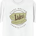 thumbnail image 2 of Gilmore Girls Luke's Diner Stars Hollow Connecticut on White Short Sleeve Adult T-Shirt-Large, 2 of 6
