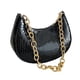 thumbnail image 1 of Bolso de un solo hombro, bolso de mano clásico retro, bolso de mano de un solo hombro con cremallera adecuado para damas, negro, 1 of 5