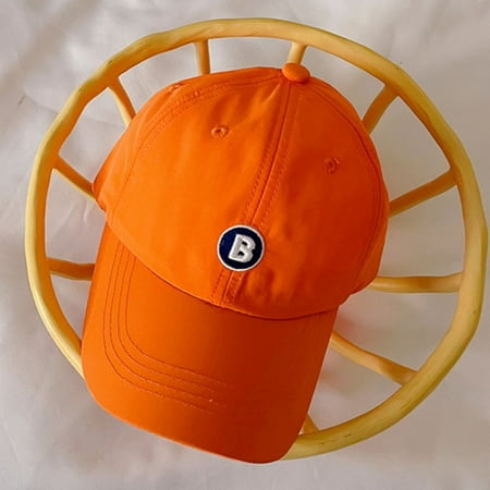 

Toddler Boys Girls Baseball Cap Little Hat Bright Color Letter Breathable Sunscreen for Outdoor Suitable Ages 1-4