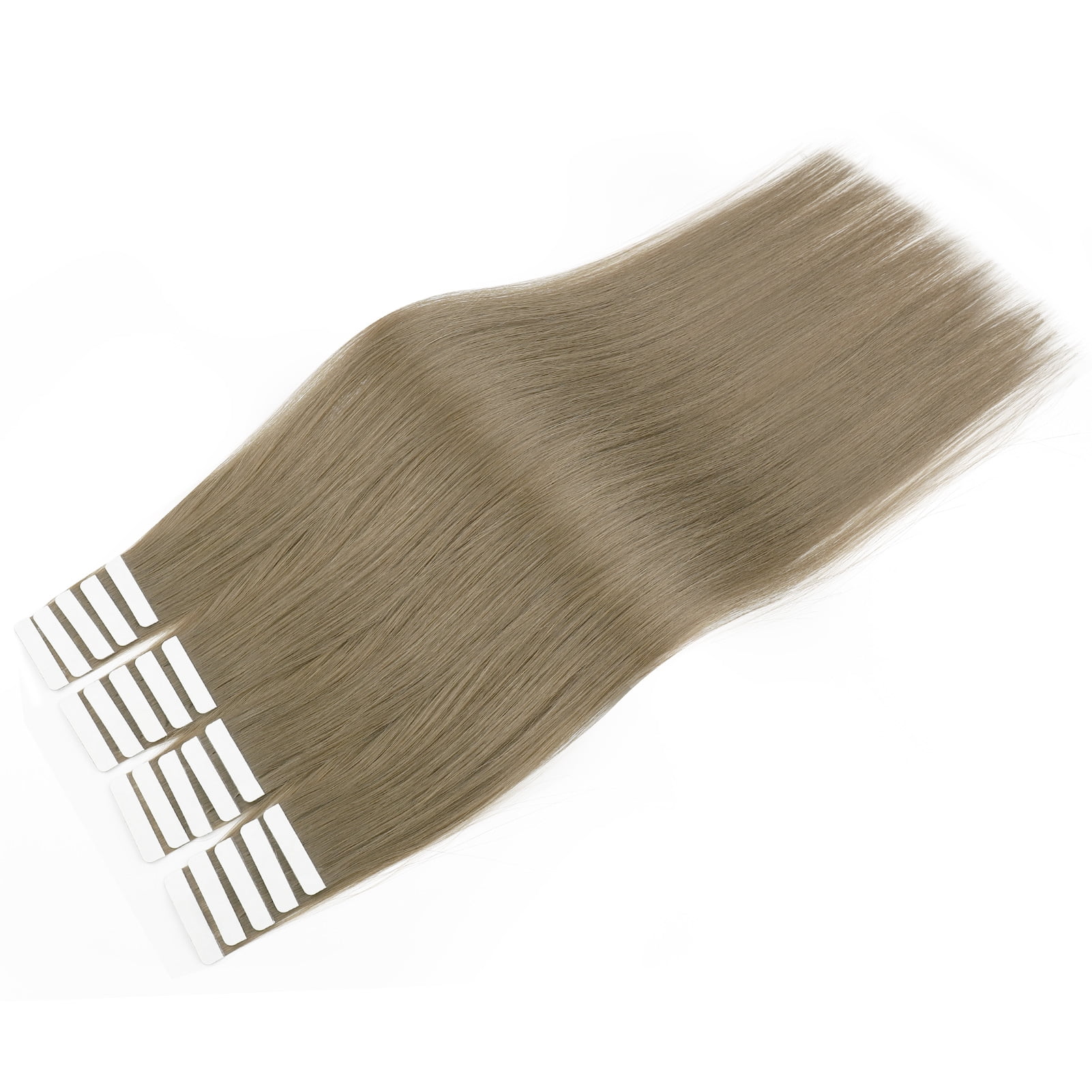 Sassina Tape-In Hair Extensions 100% Human Hair Sandy Brown #18A 18 Inch 20pcs 50g