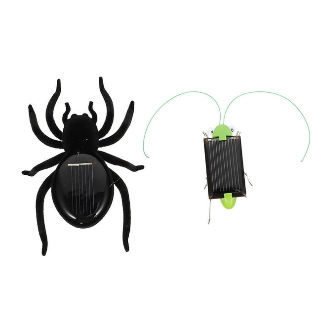 2pcs Solaire Alimenté Jouet Drôle Simulation Solaire Alimenté Jouet pour Enfants