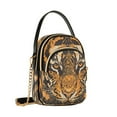 thumbnail image 2 of Shoulder Handbag Women's Crossbody Handbags 5.91x3.15x8.27 Inch Bank Card Bag Cash Bag Key Bag Fierce Tiger, 2 of 7