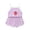 Purple, variant on Toddler Baby Girls Summer Clothes 3 6 12 18 Months 2T 3T 4T 5T Girls Outfits Sleeveless Dinosaur Print Tank Top+Shorts Set Orange for Size 12-18 Months