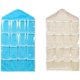 thumbnail image 1 of Organizador colgante multifunción, fácil de usar, con tela de poliéster impermeable, bolsillos transparentes para ropa interior y calcetines, diseño atractivo para tu hogar (2 juegos), 1 of 5