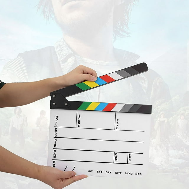 Escena Clap Board Acrílico Director Claqueta Telefilm ANGGREK Otros