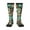 2 Black-1, variant on Retro Pop Art Collage Knee Socks, High Socks Long Stretchy Sock Women Knee High Stocking, Long Socks for Women