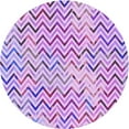 thumbnail image 1 of Ahgly Tapis Rond Lavable en Machine Intérieur Transitionnel Fleur Rose, 3 Pieds Rond, 1 of 7