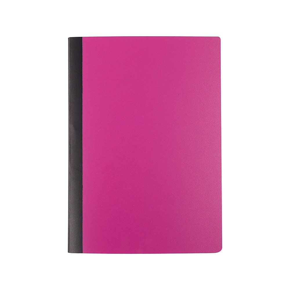 Staples Mini Poly Composition Notebook Pink 5" x 7" Each (24491