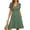 C-Green, variant on UVN Dresses for Women Deep V Neck Short Sleeve Summer Sundress Midi Party dress with Pocket
