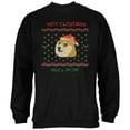 thumbnail image 1 of Doge Ugly Christmas Sweater Black Adult Sweatshirt, 1 of 1