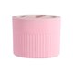 thumbnail image 2 of Porta Cepillos de Dientes y Organizador de Pasta Dental - Estante de Montaje en Pared o Encimera para Almacenamiento en Baño, Plástico, Fácil de Limpiar, Paquete de 1, Rosa Blanco Azul, 2 of 6