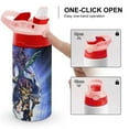 thumbnail image 4 of Yu-Gi-Oh Kids Water Bottle with Silicone Straw And Spill-Proof Lid, 16.9oz Stainless Steel Double-Wall Vacuum Insulated Water Bottles for Boys Girls, 4 of 8