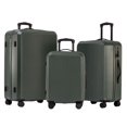 thumbnail image 1 of 3-Piece Hardside Luggage Set: 28 Inch, 24 Inch Large Suitcases with wheels and 20 Inch Carry On Luggage, 1 of 10