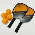 thumbnail image 2 of CNKOO Pickleball Paddles  Pickleball Set of 2  USAPA Graphite Pickleball Racket  Lightweight Pickle Balls Equipment with 4 Balls and Portable Carry Bag, 2 of 3