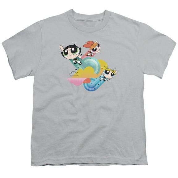 Powerpuff Girls - Spiral Streaks - Youth Short Sleeve Shirt - Small