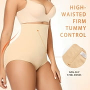 Vaslanda 2 Pack Tummy Control Shapewear Panties for Women High Waisted Body Shaper Underwear Girdle Panty Seamless Shapewear