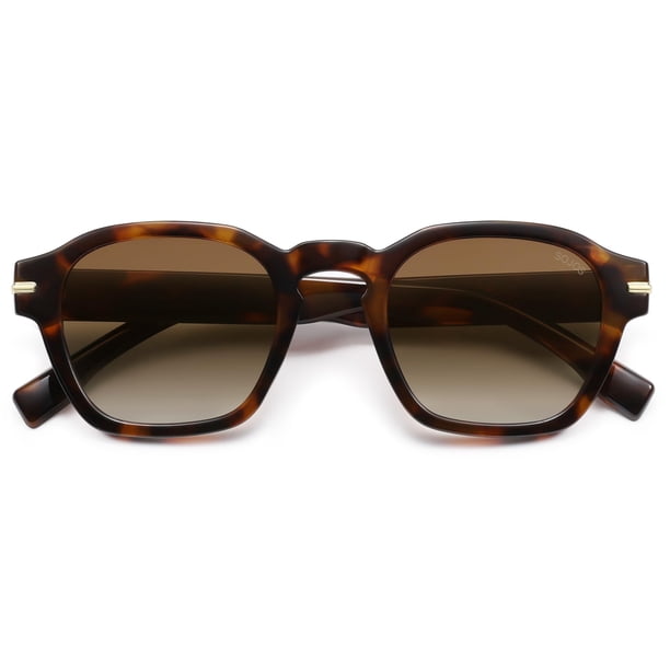 Gafas de Sol SOJOS Vintage Retro Cuadradas Polarizadas SJ2382