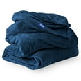 thumbnail image 2 of Bare Home Ultra Soft Microplush Velvet Blanket - Luxurious Fuzzy Fleece Fur - All Season Premium Bed Blanket (King, Dark Blue), 2 of 6