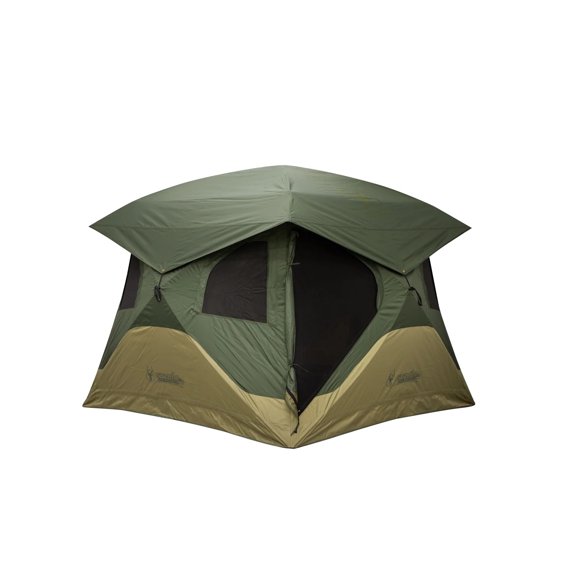 Gazelle T4 Overland Pop-Up Portable 4-Person Camping Hub Alpine Green/Moss Tent