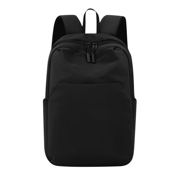 RXIRUCGD Classic Basic Black Backpack For Women,Waterproof High School Bookbag,Lightweight Casual Travel Daypack,College Backpack Men,Middle School Bag For Girls Boys Black