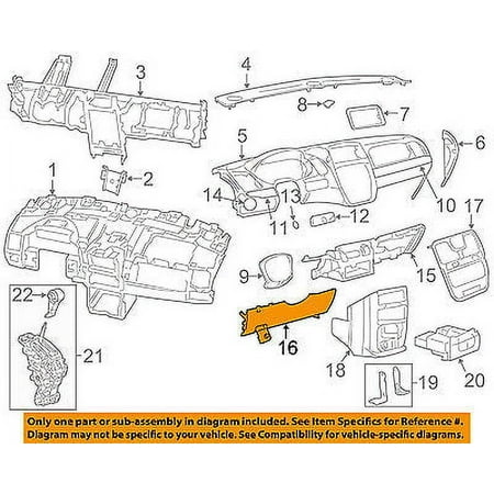 CHRYSLER OEM Dash-Lower Steering Column Cover 1QY37DX9AD