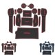 thumbnail image 5 of Riwesomey Alfombrillas antideslizantes para coche, alfombrilla con ranura para puerta, Kit de alfombrilla para Qashqai 2016 Vehículos, repuestos y accesorios Mis negro rojo, 5 of 8